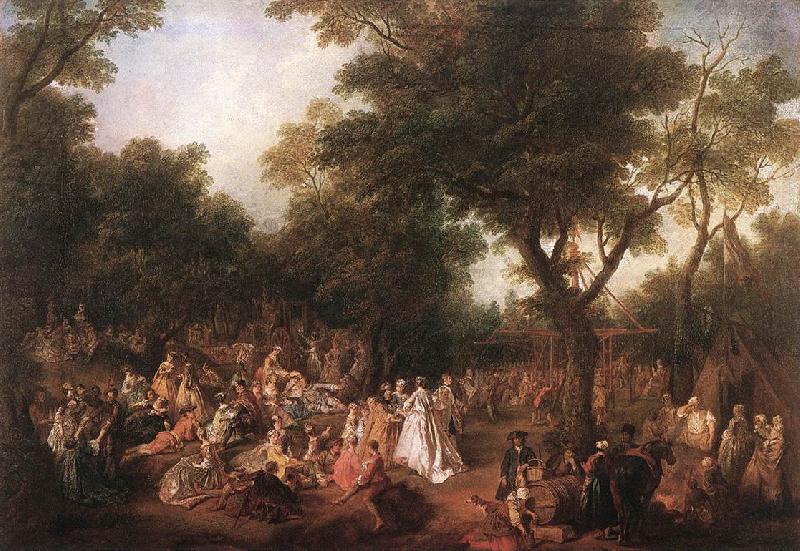 LANCRET, Nicolas Company in the Park g oil painting image